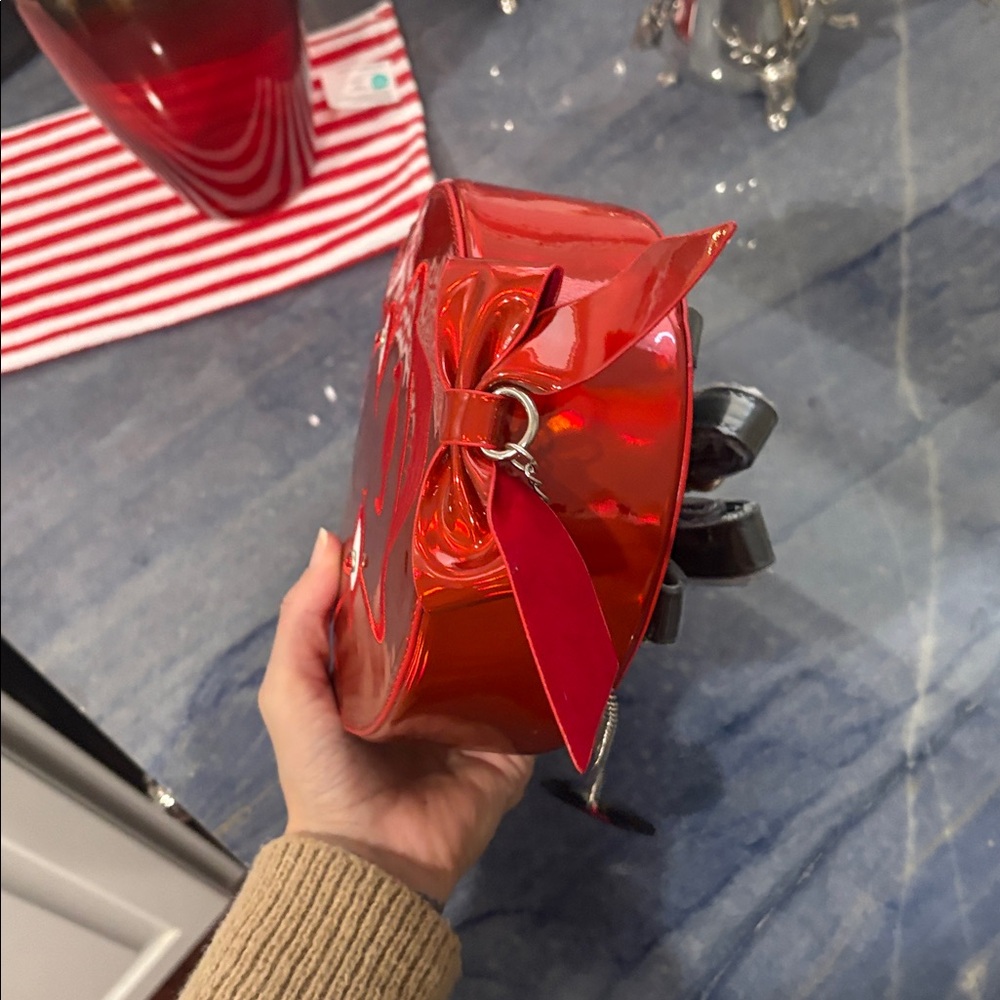 Dolls Kill Red Backpack with Face Design - Picture 9 of 10